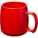 MP2683230 taza de plastico clasica de 300 ml rojo plastico san 1