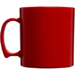 MP2683510 taza de plastico estandar de 300 ml rojo plastico san 3