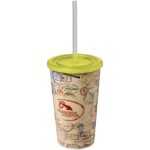 MP2683660 brite americano vaso de pared doble de 350 ml verde plastico pp plastico pe 1