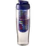 MP2684350 h2o active tempo bidon deportivo e infusor con tapa flip de 700 ml blanco plastico pet pla 1