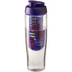MP2684410 h2o active tempo bidon deportivo e infusor con tapa flip de 700 ml blanco plastico pet pla 1