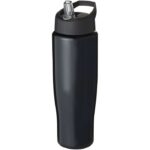 MP2684750 bidon deportivo con tapa con boquilla de 700 ml h2o active negro plastico pet 72 plastico 1