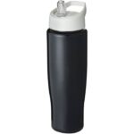 MP2684830 bidon deportivo con tapa con boquilla de 700 ml h2o active negro plastico pet 72 plastico 1