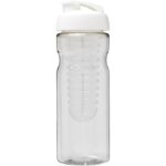 MP2685130 h2o active base bidon deportivo e infusor con tapa flip de 650 ml blanco plastico pet pla 2