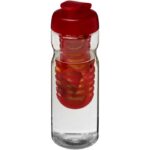 MP2685150 h2o active base bidon deportivo e infusor con tapa flip de 650 ml blanco plastico pet pla 1
