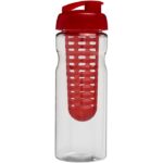 MP2685150 h2o active base bidon deportivo e infusor con tapa flip de 650 ml blanco plastico pet pla 3