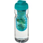MP2685170 h2o active base bidon deportivo e infusor con tapa flip de 650 ml blanco plastico pet pla 1