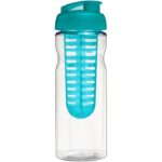 MP2685170 h2o active base bidon deportivo e infusor con tapa flip de 650 ml blanco plastico pet pla 3