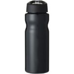 MP2685530 bidon deportivo con tapa con boquilla de 650 ml h2o active negro plastico pet 72 plastico 2