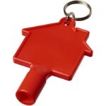 MP2695330 llave universal con forma de casa y llavero rojo plastico hips metal 1