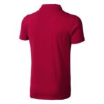 MP2731810 polo de manga corta elastico para hombre rojo doble punto pique 5 elastano 95 algodon bci 6