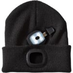 MP2750080 gorro con luz led negro 1x1 punto de costilla 100 plastico acrilico 92 gm2 2