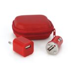 MP2818960 set cargadores usb rojo 2