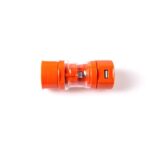 MP2835120 adaptador enchufes naranja 2