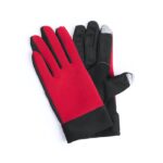 MP2887580 guante deportivo tactil rojo poliester licra 1
