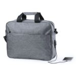 MP2896010 portadocumentos gris poliester 300d 1
