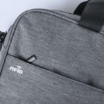 MP2896010 portadocumentos gris poliester 300d 4