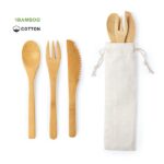 MP2926930 set cubiertos transparente bambu 4