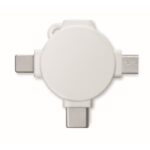 MP2965430 adaptador con cable 3 en 1 blanco pvc 4