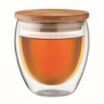 MP2966610 vaso cristal doble capa 250 ml transparente vidrio 6