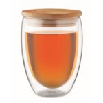 MP2966620 vaso cristal doble capa 350 ml transparente vidrio 6