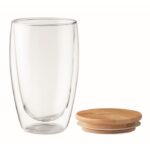 MP2966630 vaso cristal doble capa 450 ml transparente vidrio 3