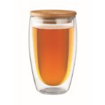 MP2966630 vaso cristal doble capa 450 ml transparente vidrio 6