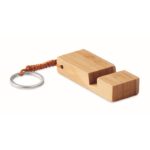 MP2967010 llavero de bambu con soporte natural bambu 1