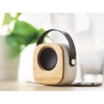 MP2968430 altavoz de bambu inalambrico blanco bambu 2
