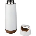 MP3021700 botella con aislamiento de cobre al vacio de 600 ml blanco acero inoxidable corcho 4