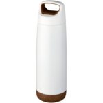 MP3021700 botella con aislamiento de cobre al vacio de 600 ml blanco acero inoxidable corcho 5