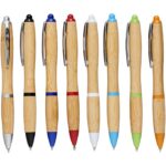 MP3025360 boligrafo de bambu natural madera de bambu plastico abs 4
