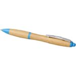 MP3025390 boligrafo de bambu natural madera de bambu plastico abs 3