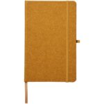 MP3026810 libreta a5 de retales de piel marron claro piel cuero 2