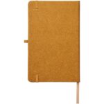 MP3026810 libreta a5 de retales de piel marron claro piel cuero 3