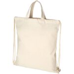 MP3028920 mochila de cuerdas de algodon reciclado de 210 gm 6l natural algodon reciclado 210 gm2 pol 1