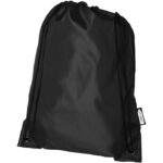 MP3028930 mochila de cuerdas de rpet 5l negro 190t poliester reciclado 1