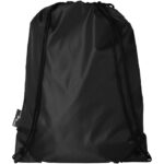 MP3028930 mochila de cuerdas de rpet 5l negro 190t poliester reciclado 3