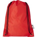 MP3028960 mochila de cuerdas de rpet 5l rojo 190t poliester reciclado 2