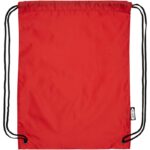 MP3028960 mochila de cuerdas de rpet 5l rojo 190t poliester reciclado 4