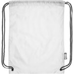 MP3028970 mochila de cuerdas de rpet 5l blanco 190t poliester reciclado 4