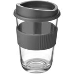 MP3032450 americano vaso de 300ml con agarradera gris plastico san plastico pe plastico de silicona 1