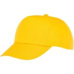 MP3048910 gorra infantil de 5 paneles amarillo sarga de algodon 100 algodon 175 gm2 1