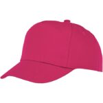 MP3048920 gorra infantil de 5 paneles rosa sarga de algodon 100 algodon 175 gm2 1