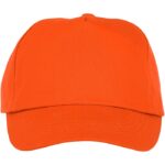 MP3048940 gorra infantil de 5 paneles naranja sarga de algodon 100 algodon 175 gm2 2