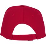 MP3049310 gorra de 5 paneles rojo sarga de algodon 100 algodon 175 gm2 3