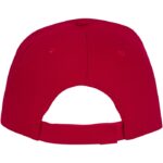 MP3049390 gorra de 5 paneles con ribete rojo sarga de algodon 100 algodon 175 gm2 3