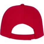 MP3049480 gorra de 6 paneles rojo sarga de algodon 100 algodon 175 gm2 3