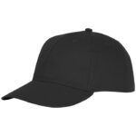 MP3049550 gorra de 6 paneles negro sarga de algodon 100 algodon 175 gm2 1