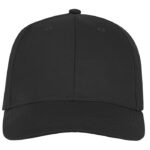 MP3049550 gorra de 6 paneles negro sarga de algodon 100 algodon 175 gm2 2